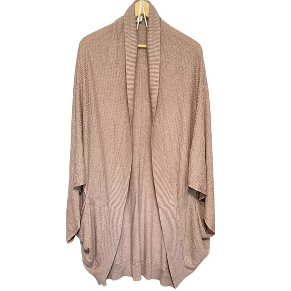 Lululemon Sweater Wrap Stillness Womens One Size Blush Pink Cocoon Oversized - Picture 1 of 10